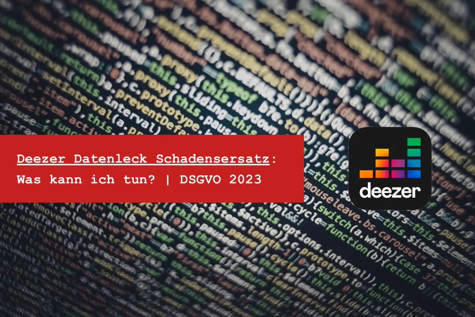Symbolbild für ein Datenleck bei einem Online-Dienst und die Frage nach Schadensersatz gemäß Art. 82 DSGVO