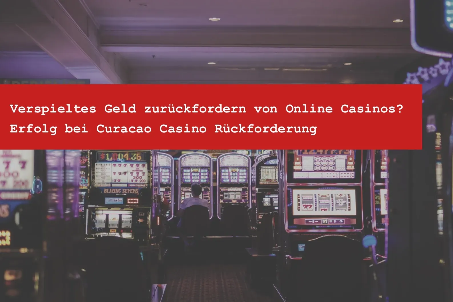 Titelbild: Online Casino Geld zurück: So holen Sie Ihre Verluste 2026 zurück