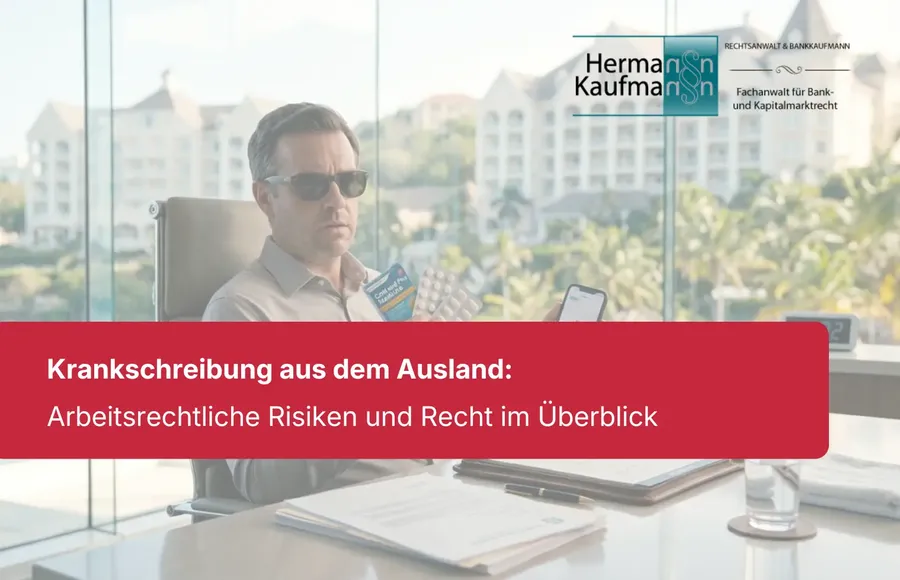 Krankmeldung aus dem Ausland und Urlaub trotz Krankschreibung: Was ist rechtlich erlaubt?